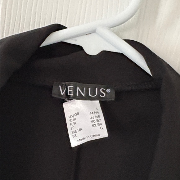 Black Grommet Sleeve Blazer Edgy Eyelet Statement Jacket Y2K Chic - Picture 5 of 6